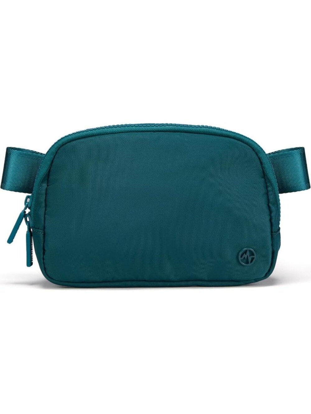 Women's Teal Blue Water Repellent Waist Pack Crossbody Bag with Adjustable Strap